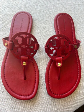 Tory Burch Miller Sandals Red 7.5